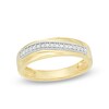 Thumbnail Image 0 of Men's 0.15 CT. T.W. Diamond Wedding Band in 10K Gold