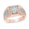Thumbnail Image 1 of Men's 0.45 CT. T.W. Diamond Ring in 10K Two-Tone Gold