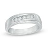 Thumbnail Image 1 of 0.23 CT. T.W. Diamond Wedding Band in 10K White Gold