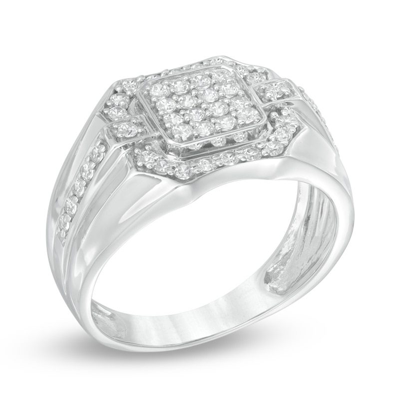 Main Image 2 of 0.70 CT. T.W. Diamond Ring in 10K White Gold