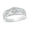 Thumbnail Image 1 of Men's Diamond Accent Ring in Sterling Silver