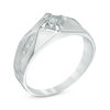 Thumbnail Image 1 of Men's Diamond Accent Ring in Sterling Silver