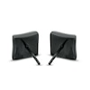 Thumbnail Image 1 of Men's 0.25 CT. T.W. Black Diamond Stud Earrings in Stainless Steel with Black IP