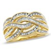 Thumbnail Image 1 of 0.50 CT. T.W. Diamond Loose Braid Ring in 10K Gold