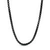 Thumbnail Image 1 of Men's 3.75mm Rolo Chain Necklace in Stainless Steel with Black IP - 30"