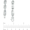 Men's Necklace and Bracelet Set in Stainless Steel and Brown IP - 24"