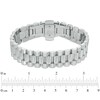 Thumbnail Image 2 of Watch-Style Link Bracelet in Stainless Steel - 8.5"
