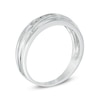 Thumbnail Image 2 of Men's 0.23 CT. T.W. Diamond Wedding Band in 10K White Gold