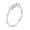 Thumbnail Image 1 of 0.21 CT. T.W. Canadian Certified Diamond Three Stone Engagement Ring in 14K White Gold (I/I2)