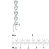 Thumbnail Image 2 of 0.45 CT. T.W. Diamond Teardrop Link Bracelet in 10K White Gold - 7.25&quot;