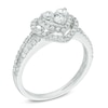 Thumbnail Image 2 of 0.45 CT. T.W. Diamond Heart Frame Ring in 10K White Gold