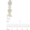 Thumbnail Image 1 of 2.45 CT. T.W. Diamond Square Alternating Link Bracelet in 10K Two-Tone Gold
