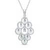 Thumbnail Image 1 of 1.00 CT. T.W. Diamond Chandelier Pendant in 10K White Gold