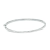 Thumbnail Image 1 of 0.23 CT. T.W. Diamond Bangle in 10K White Gold