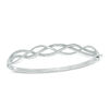 Thumbnail Image 1 of 0.30 CT. T.W. Diamond Loose Braid Bangle in Sterling Silver