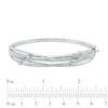 Thumbnail Image 2 of 0.30 CT. T.W. Diamond Bangle in Sterling Silver