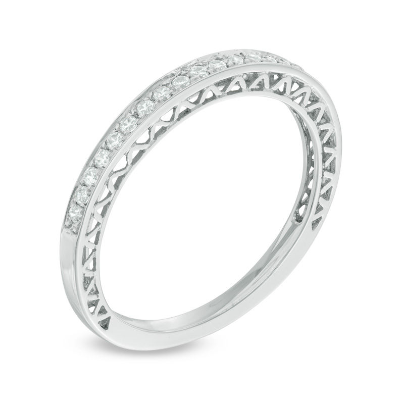 0.15 CT. T.W. Diamond Anniversary Band in 10K White Gold