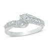 Thumbnail Image 1 of 0.95 CT. T.W. Diamond Swirl Engagement Ring in 10K White Gold