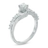 Thumbnail Image 2 of 0.95 CT. T.W. Diamond Swirl Engagement Ring in 10K White Gold