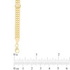 Bar Station Fancy Chain Necklace in 10K Gold - 17.75"