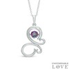 Thumbnail Image 1 of Unstoppable Love™ 5.0mm Mystic Fire® Topaz Butterfly Pendant in Sterling Silver