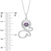 Thumbnail Image 2 of Unstoppable Love™ 5.0mm Mystic Fire® Topaz Butterfly Pendant in Sterling Silver