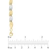 Thumbnail Image 2 of Twist Stampato Bracelet in 10K Two-Tone Gold - 7.25"