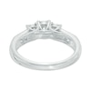 Thumbnail Image 2 of 0.45 CT. T.W. Diamond Past Present Future® Engagement Ring in 10K White Gold