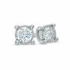Thumbnail Image 1 of 0.10 CT. T.W. Diamond Solitaire Stud Earrings in 10K White Gold