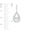 Thumbnail Image 3 of Unstoppable Love™ Diamond Accent Pear-Shaped Earrings and Pendant Set in Sterling Silver