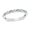 Your Stone Your Story™ 0.10 CT. T.W. Diamond Vintage-Style Band in 14K White Gold