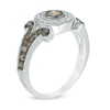 Thumbnail Image 2 of Le Vian Chocolate Diamonds® 0.67 CT. T.W. Diamond Frame Vintage-Style Ring in 14K Vanilla Gold®
