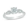 Thumbnail Image 0 of 0.80 CT. T.W. Diamond Twist Engagement Ring in 10K White Gold