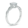 Thumbnail Image 1 of 0.80 CT. T.W. Diamond Twist Engagement Ring in 10K White Gold