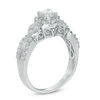 Thumbnail Image 1 of 0.80 CT. T.W. Diamond Frame Double Row Engagement Ring in 10K White Gold