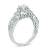 Thumbnail Image 2 of 0.80 CT. T.W. Diamond Frame Double Row Engagement Ring in 10K White Gold