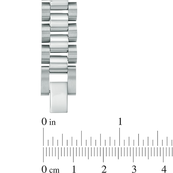 Men's Lord's Prayer Link ID Bracelet in Two-Tone Stainless Steel - 8.5"