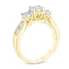 Thumbnail Image 2 of 0.95 CT. T.W. Diamond Past Present Future® Miracle Engagement Ring in 10K Gold