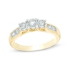 Thumbnail Image 0 of 0.45 CT. T.W. Diamond Past Present Future® Engagement Ring in 10K Gold