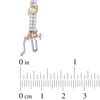 Thumbnail Image 2 of 1.95 CT. T.W. Diamond Double Row Bracelet in 10K Tri-Tone Gold - 7.25&quot;