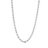 Thumbnail Image 1 of Ladies' 3.6mm Diamond-Cut Rope Chain Necklace in Solid Sterling Silver  - 20"