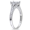 Thumbnail Image 2 of 0.48 CT. T.W. Princess-Cut Diamond Rectangle Composite Engagement Ring in 10K White Gold