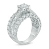 Thumbnail Image 1 of 3.00 CT. T.W. Diamond Multi-Row Shank Engagement Ring in 14K White Gold