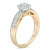 Thumbnail Image 2 of 0.50 CT. T.W. Diamond Frame Engagement Ring in 14K Gold