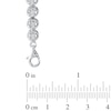 Thumbnail Image 2 of 0.07 CT. T.W. Diamond Tennis Bracelet in Sterling Silver - 7.5"