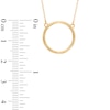 Thumbnail Image 2 of Circle Necklace in 10K Gold