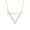 Thumbnail Image 0 of Open Triangle Necklace in 10K Gold