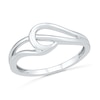 Thumbnail Image 1 of Loop Split Shank Ring in 10K White Gold