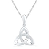 Thumbnail Image 1 of Celtic Trinity Knot Pendant in 10K White Gold
