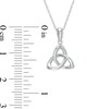 Thumbnail Image 2 of Celtic Trinity Knot Pendant in 10K White Gold
